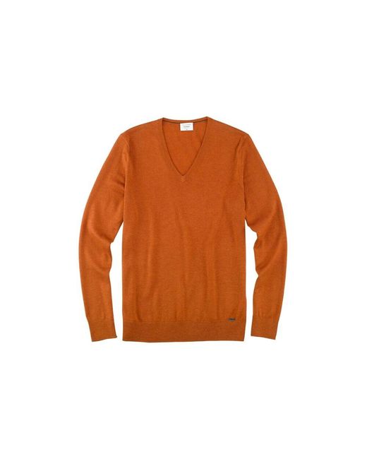 Olymp Mango Pullover in Orange für Herren