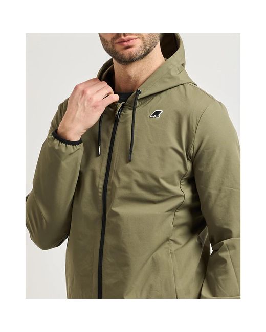 K-Way Green Rain Jackets for men