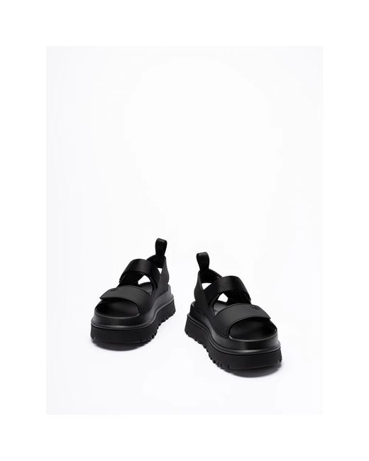 Ugg Black `Goldenglow` Sandals