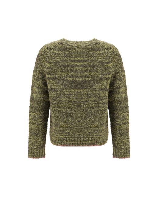 sunflower Green Round-Neck Knitwear for men