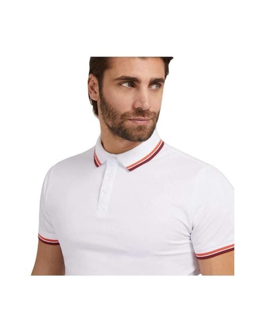 Guess Polo Moderne in het White voor heren