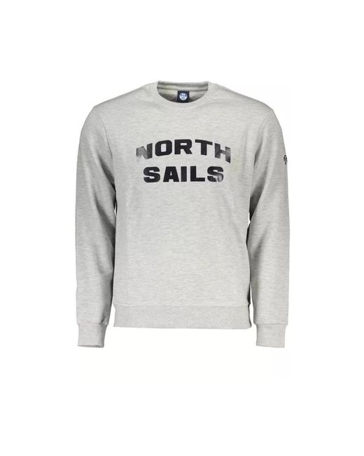 North Sails Gray Sweatshirts for men