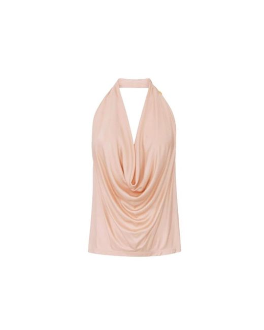 Elisabetta Franchi Pink Sleeveless Tops