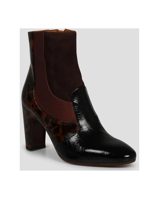 Chie Mihara Brown Heeled Boots