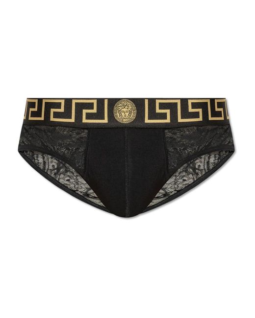 Versace Black Bottoms for men