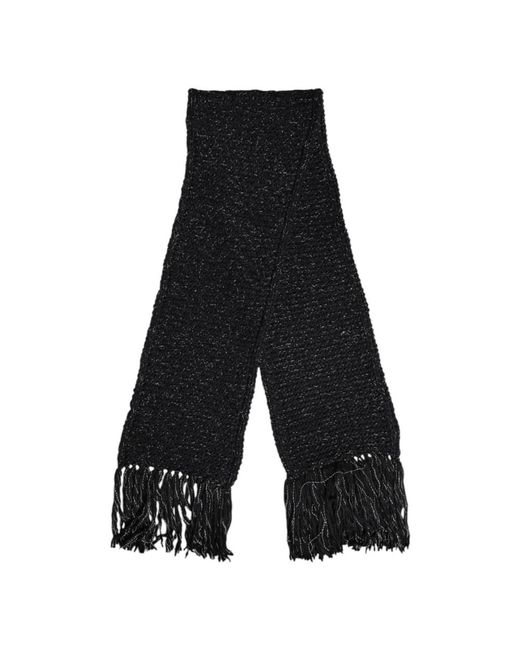 Dolce & Gabbana Black Winter Scarves