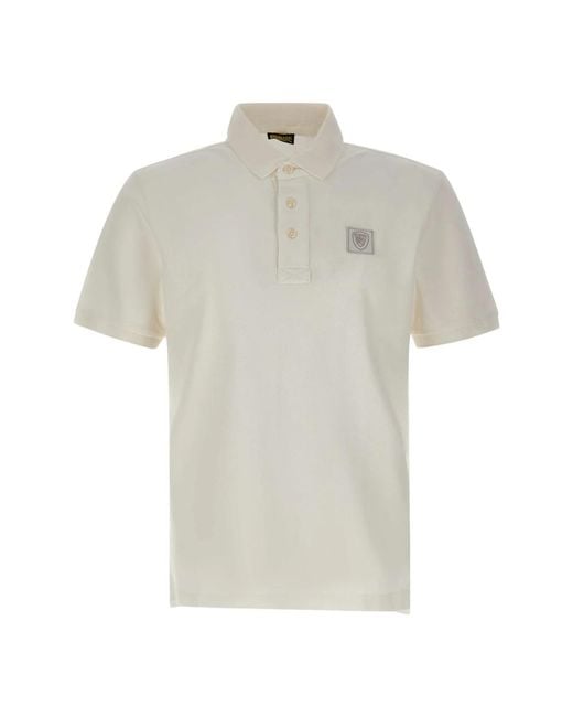 Blauer White Polo Shirts for men