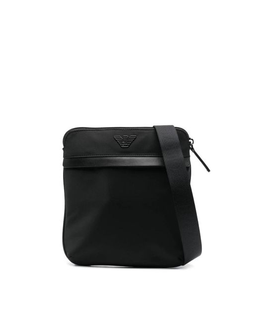 Emporio Armani Black Cross Body Bags for men