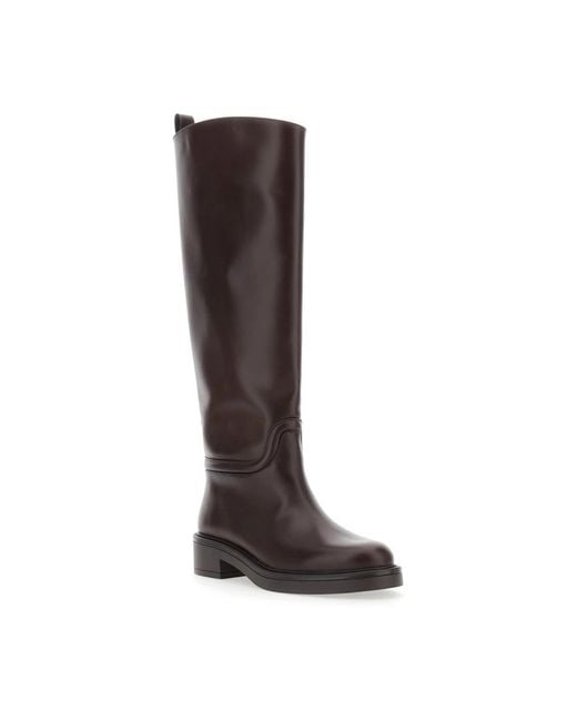 Stuart Weitzman Brown Braune Reitstiefel Modell Celia
