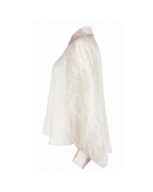 D.exterior White Shirts