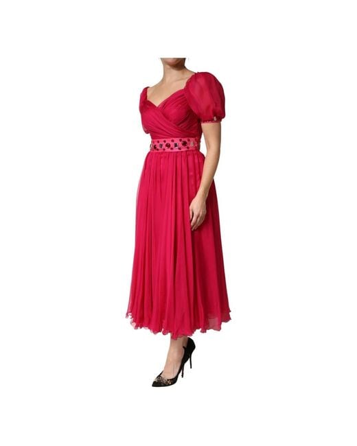 Dolce & Gabbana Red Party Dresses