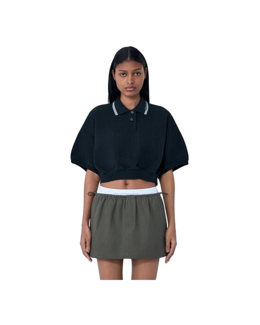 Alexander Wang Black Polo Shirts