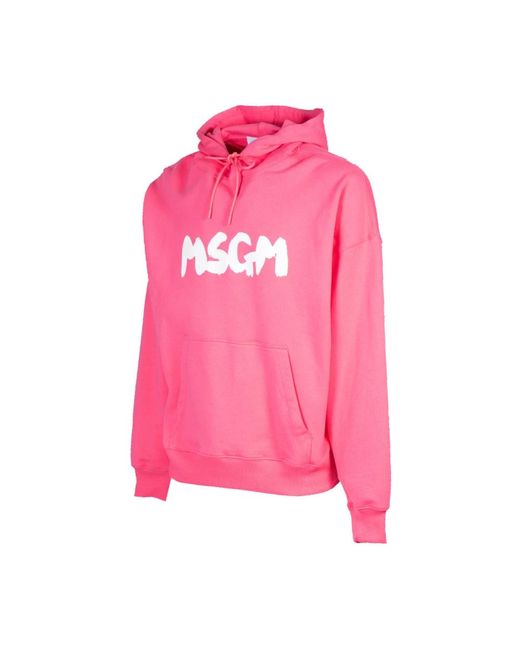 Hoodies MSGM de hombre de color Pink