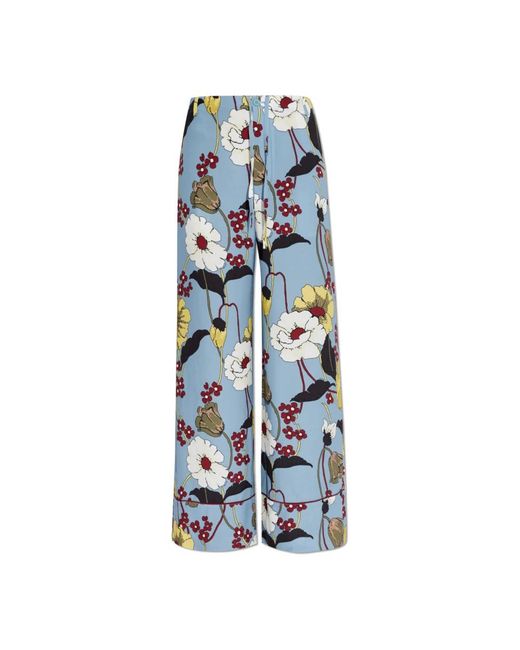 Marni Blue Wide Trousers
