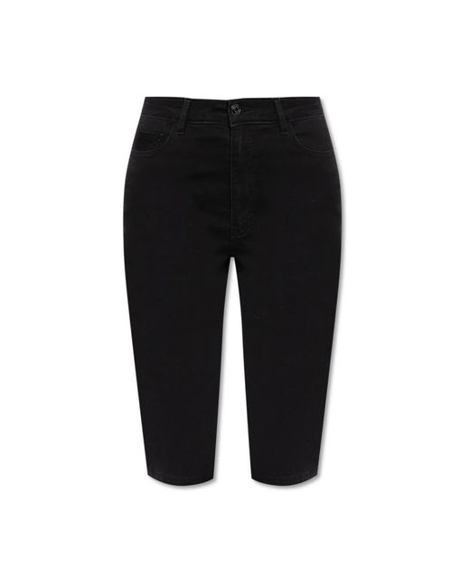 Gestuz Korte Broeken ,Zwart ,Denim Denim Shorts Gzrivy in het Black