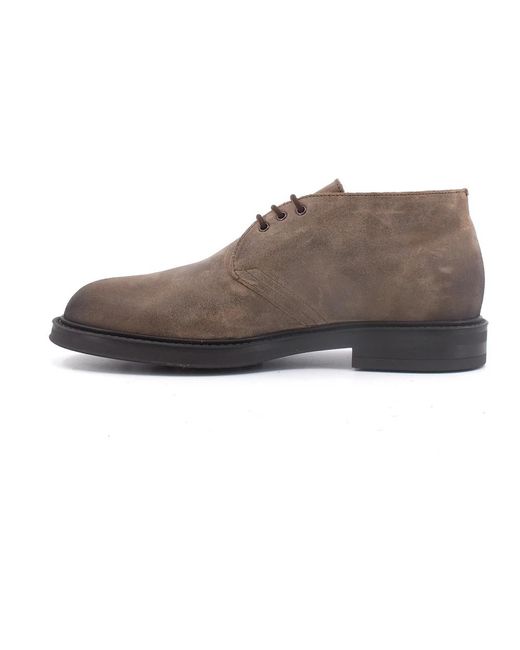 Frau Brown Lace-Up Boots for men