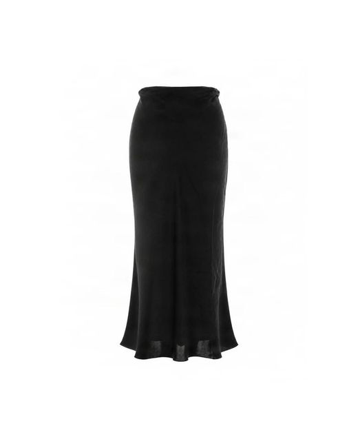 Fiorucci Midi Rok in het Black