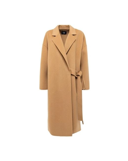 Alpha Studio Natural Belted Coats