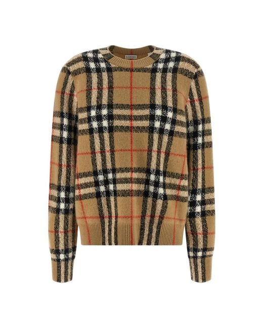 Burberry Multicolor Cashmere Knitwear