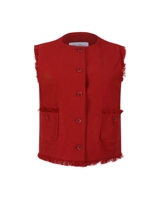 Max Mara Red Vests