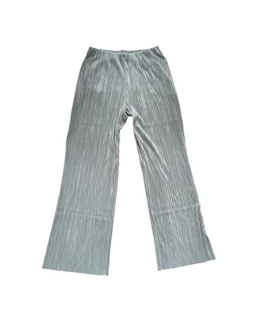Calvin Klein Gray Wide Trousers