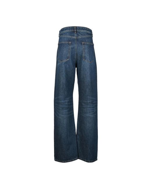 Sportmax Blue Wide Jeans