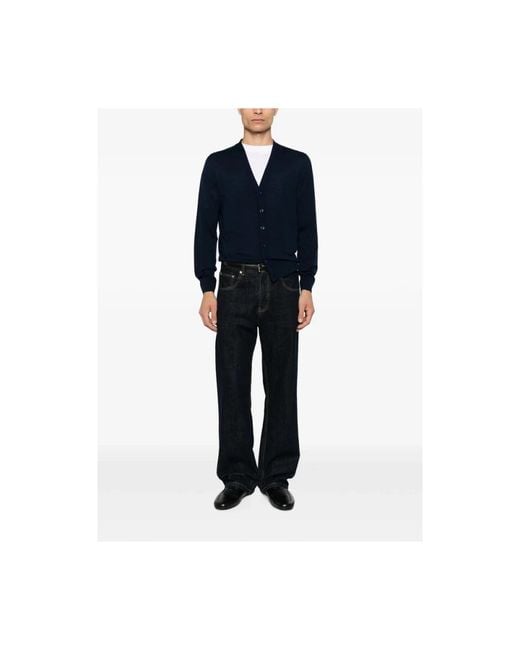 Canali Blue Cardigans for men