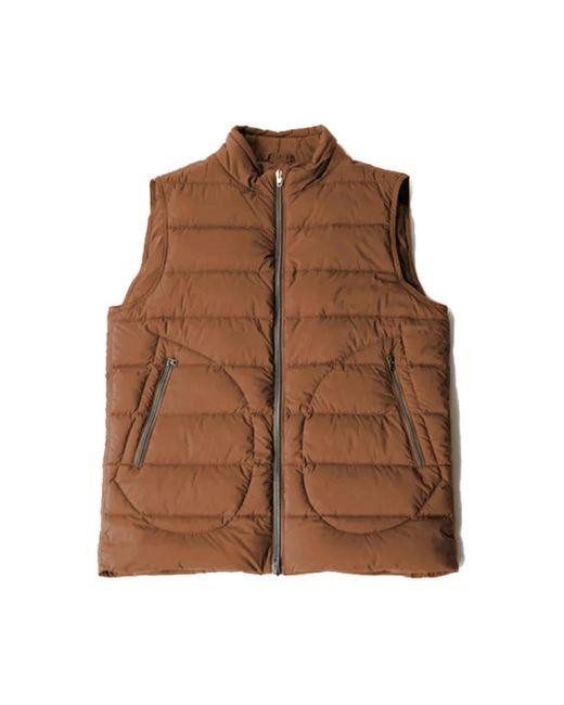 Vests di Herno in Brown da Uomo