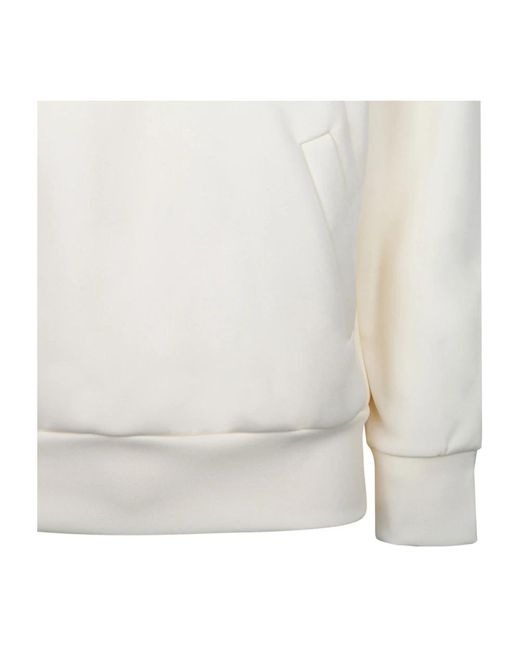 Comme des Garçons Weiße herzapplikation hoodie pullover in White für Herren