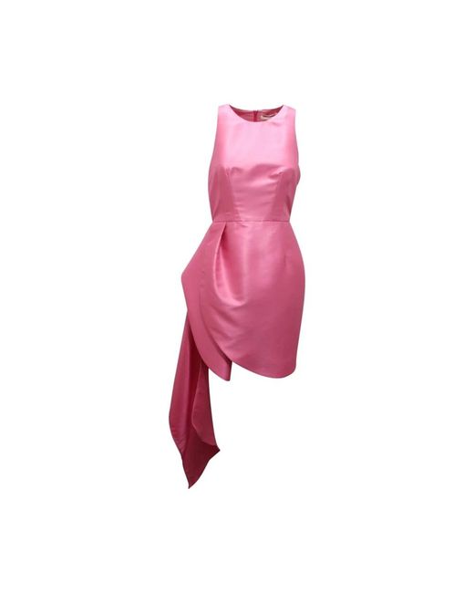 Sandro Ferrone Pinkfarbenes Kleid Mit Reißverschluss