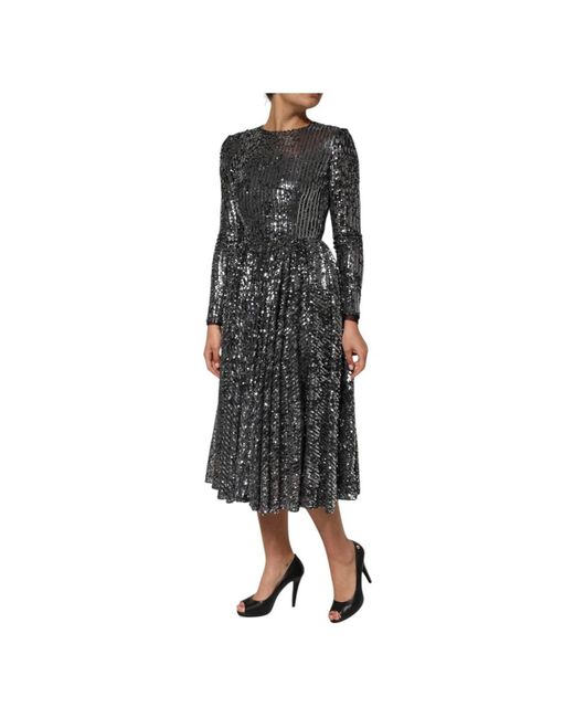 Dolce & Gabbana Black Midi Dresses