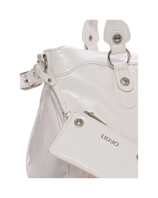 Liu Jo Black Satchel-handtasche mit multifunktionstaschen,ecs m satchel handbag,satchel handtasche mit multifunktionstaschen