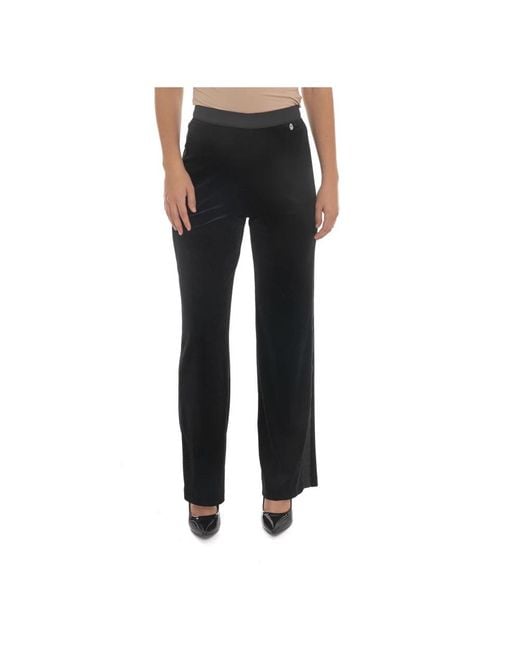 Liu Jo Black Wide Trousers