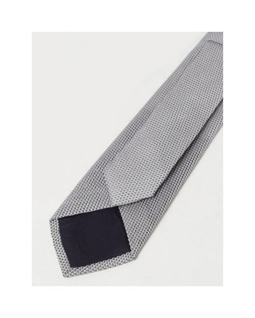 Ties di Tagliatore in Gray da Uomo