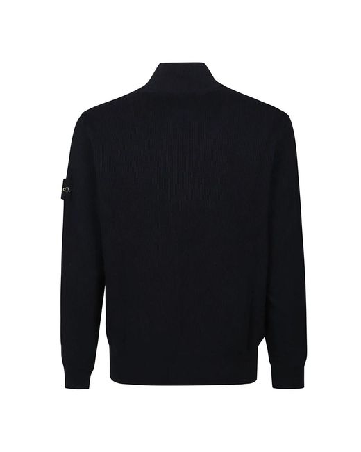 Stone Island Truien & Vesten ,Blauw ,Katoen Stijlvol Cardigan Vest Met Rits in het Blue voor heren