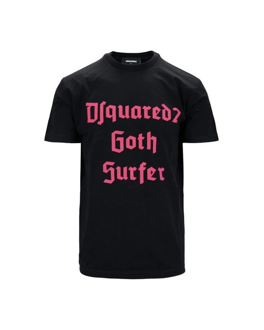 DSquared² T-Shirts in het Black voor heren