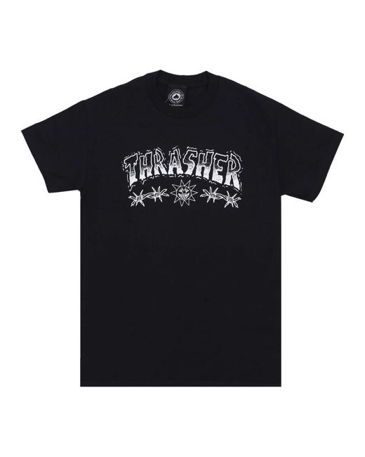 Thrasher Tops > T-shirts in het Black voor heren