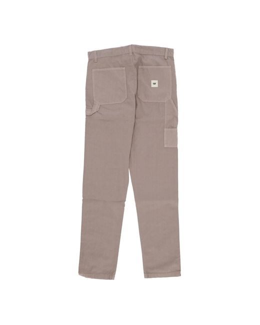Caterpillar Broeken ,Bruin ,Katoen Grijze Timmerman Ripstop Katoenen Broek in het Gray voor heren