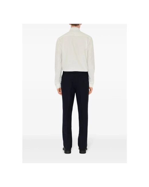 Burberry Blue Suit Trousers for men