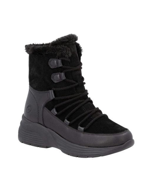 Remonte Black Winter Boots