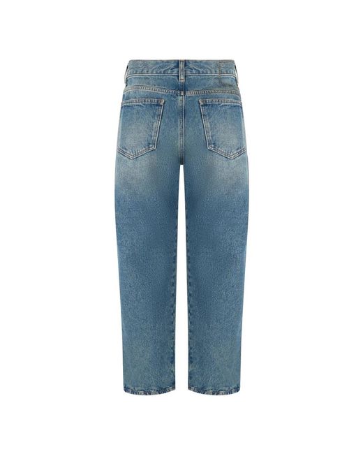 DIESEL Blue Straight Fit Jeans