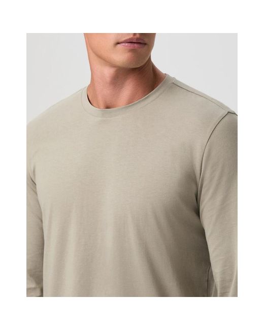 PAIGE Natural Long Sleeve T-Shirts for men