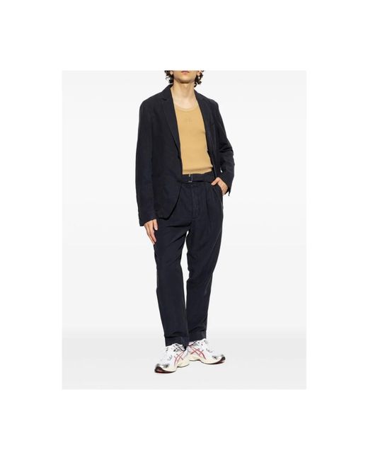 Officine Generale Blue Blazers for men