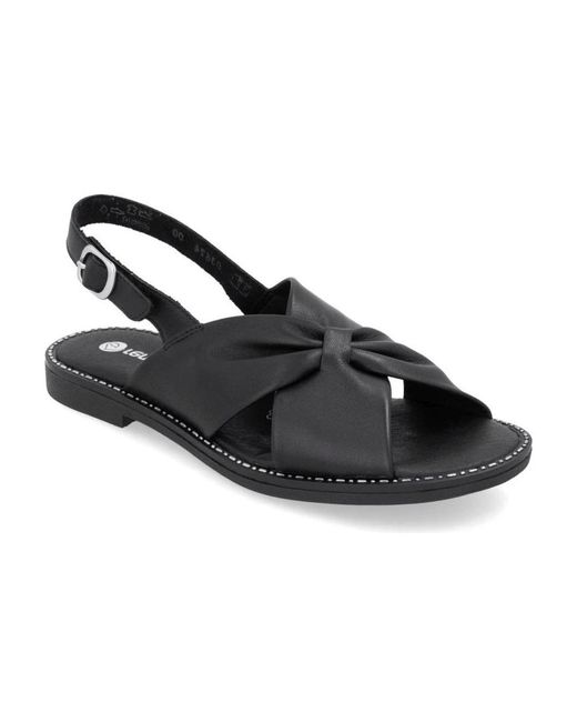 Flat Sandals Remonte en coloris Black
