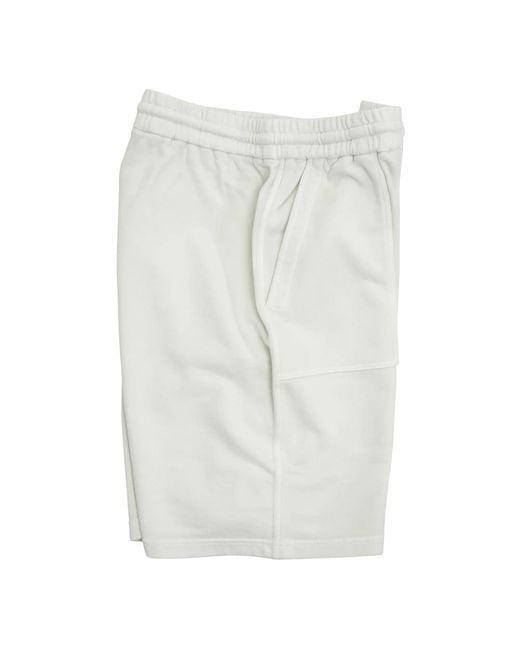 Kiton White Casual Shorts for men