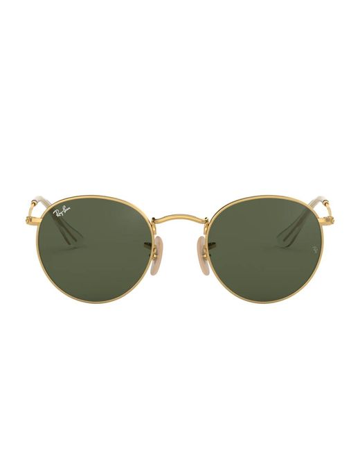 Ray-Ban Rb3447 sonnenbrille, runde, flache gläser, polarisiert, runde, flache gläser, polarisiert in Green für Herren