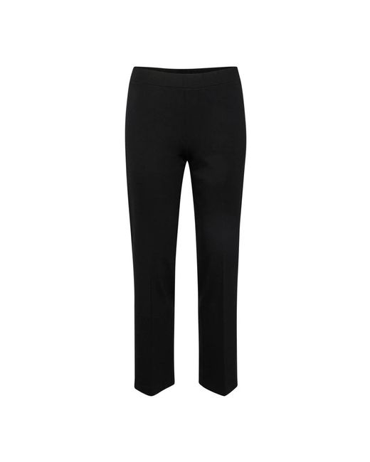 Part Two Black Straight Trousers
