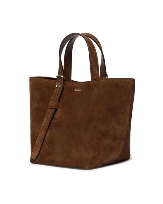 Max Mara Brown Shopping Bags