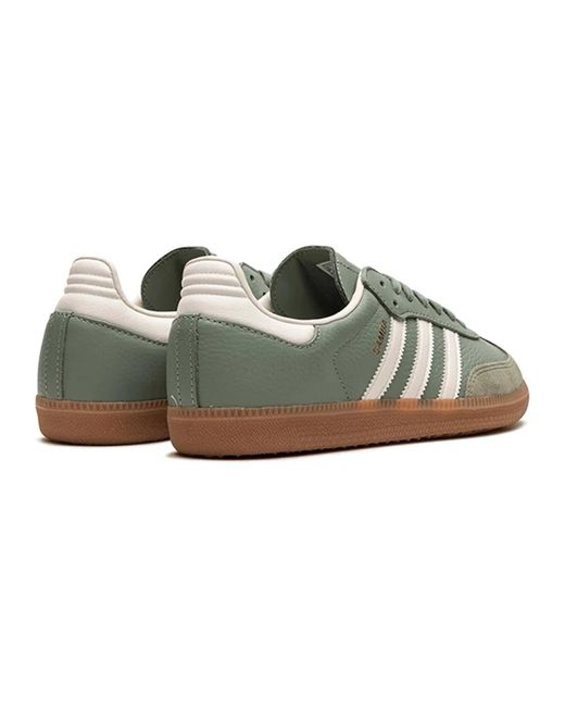 Adidas Green Silber grün samba og sneaker