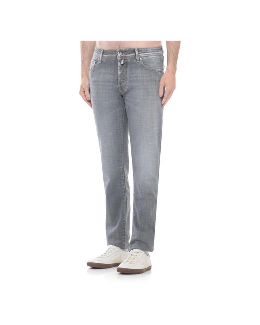 Jacob Cohen Gray Slim Fit Jeans for men